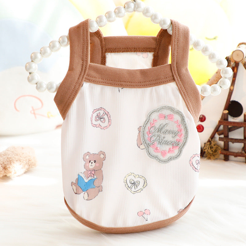 Summer Cooling Halter Pet Shirt - Blue