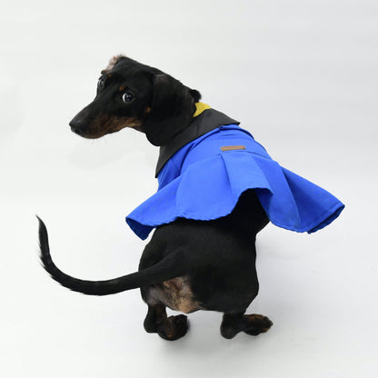 Graduation Costume for Dog and Cat-Blue